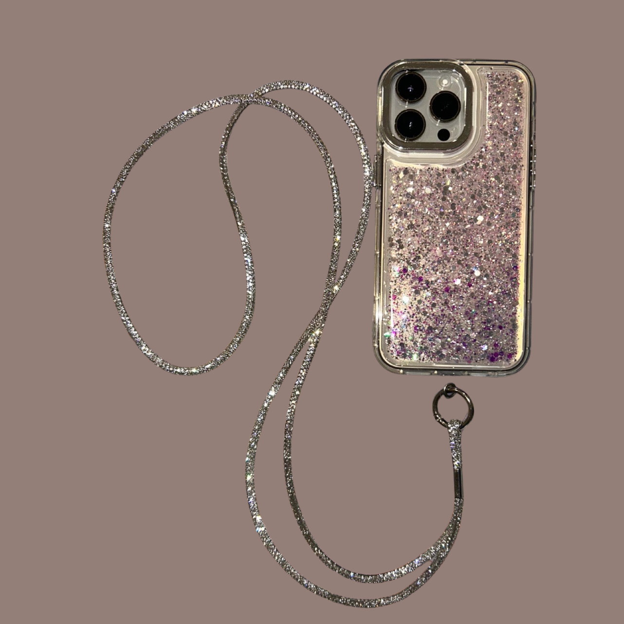 Crystal crossbody chain