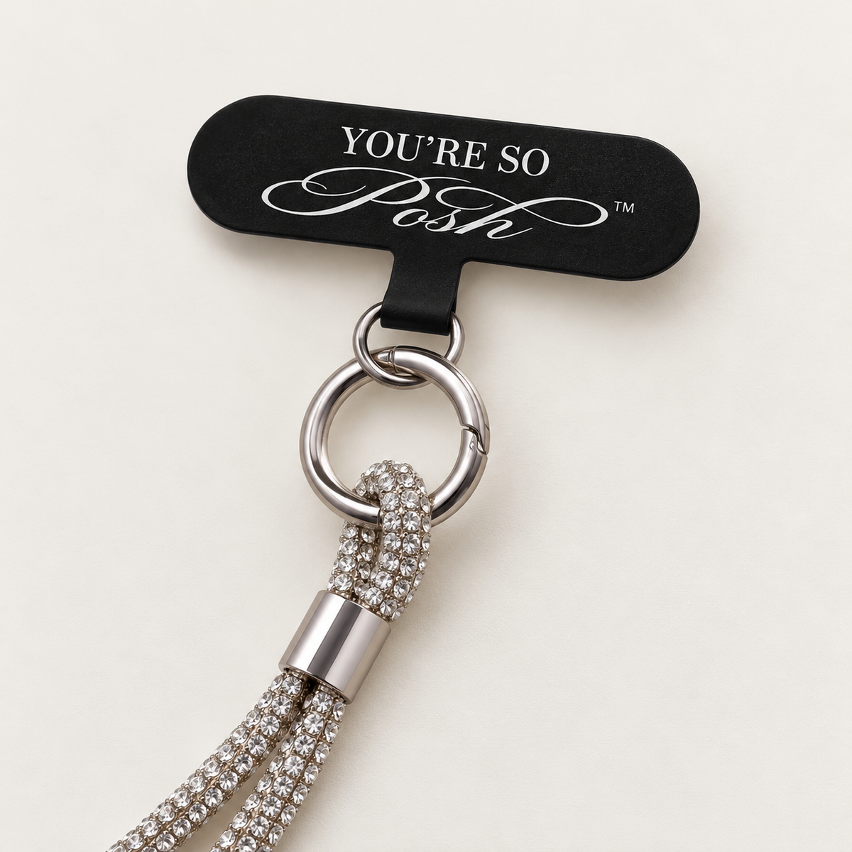 Crystal crossbody chain